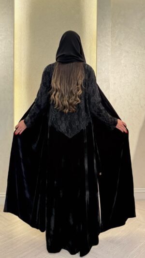 Half velvet half lace